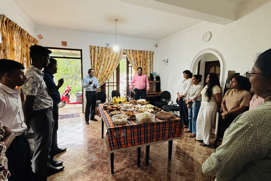 Kandy Consulting Group New Year breakfast at the office